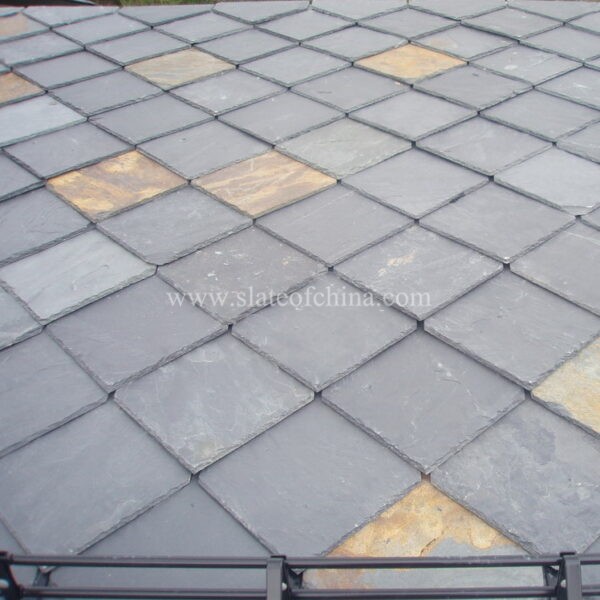 Square roofing slate tile 1