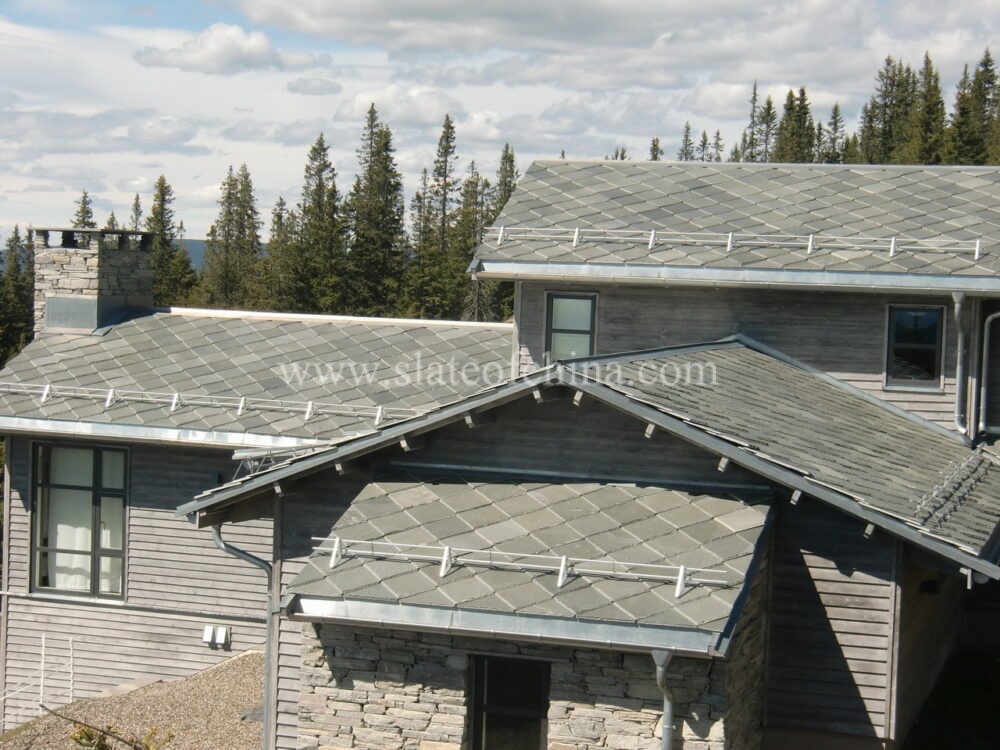 Square roofing slate tile 37