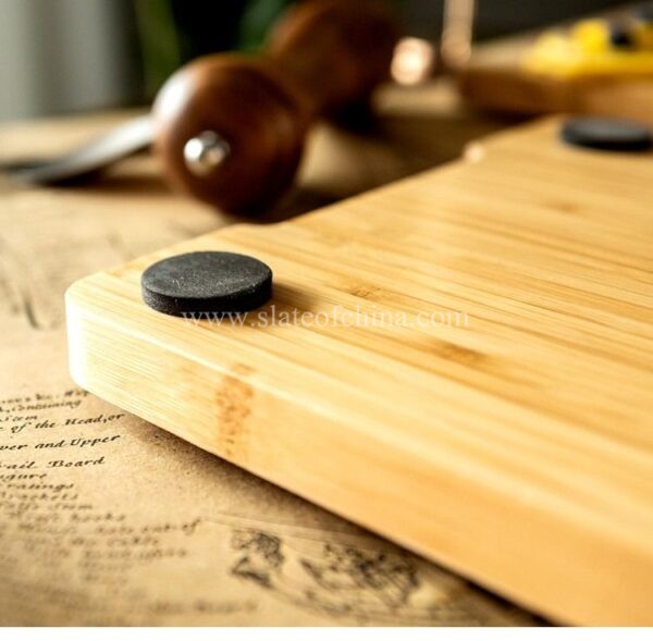 bamboo frame slate cheese board 16