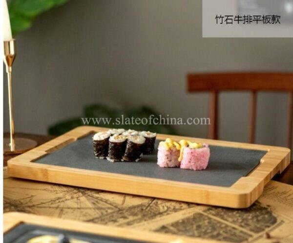 bamboo frame slate cheese board 9