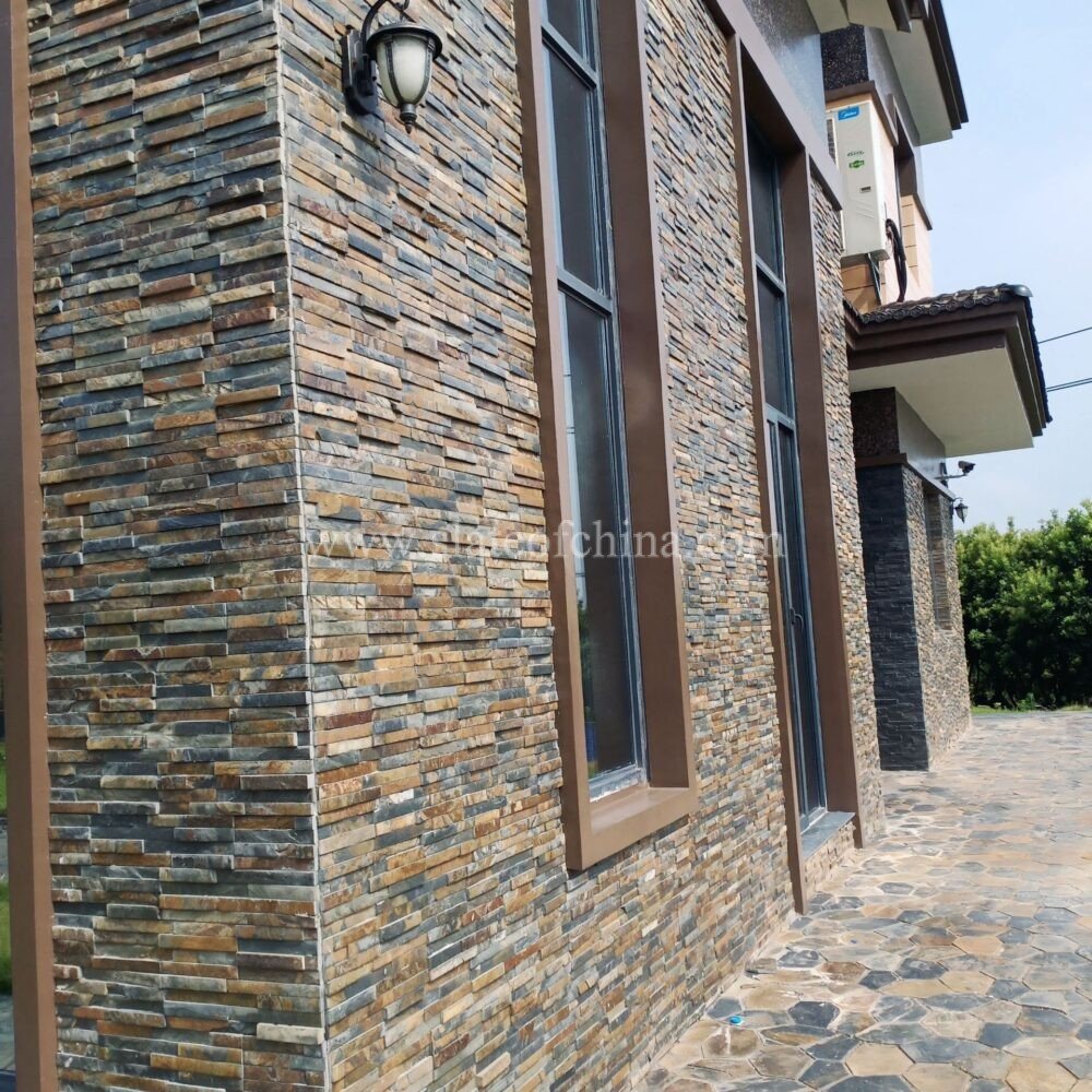 Large Rutic Slate Cladding Rustic Split Slate Wall Panel - Slate Of China