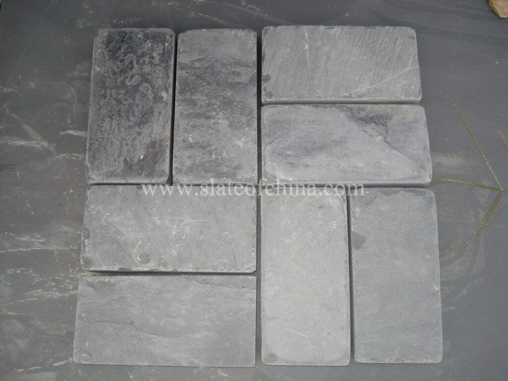 Tumbled slate outdoor flooring