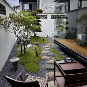 China Black Gravel Landscape Garden (1)