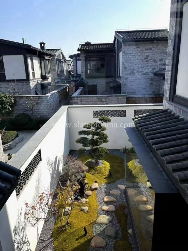 China Black Gravel Landscape Garden (3)