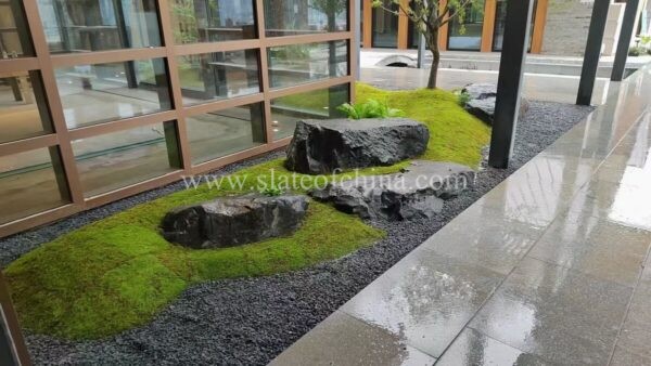 China Black Stone For Garden Landscaping (5)