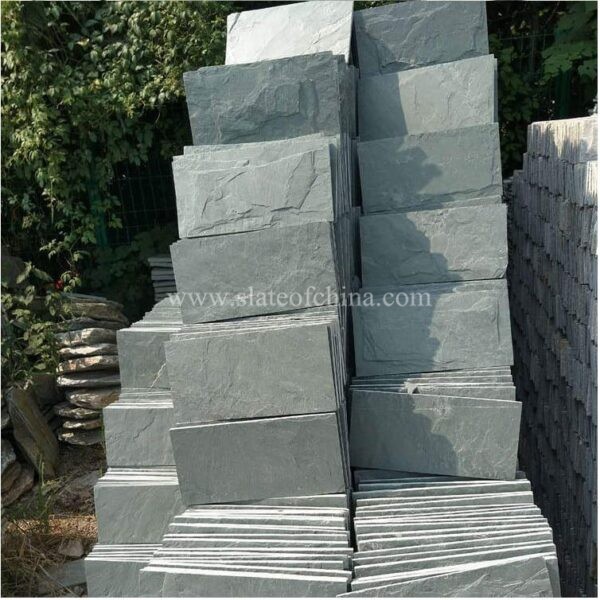 Natural Green Slate Floor Tiles Outdoor Courtyard Garden (8)