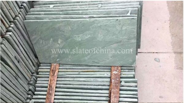 Natural Green Slate Floor Tiles Outdoor Courtyard Garden (9)