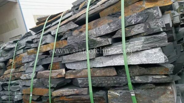 Rustic And Blue Black Slate Strips (3)