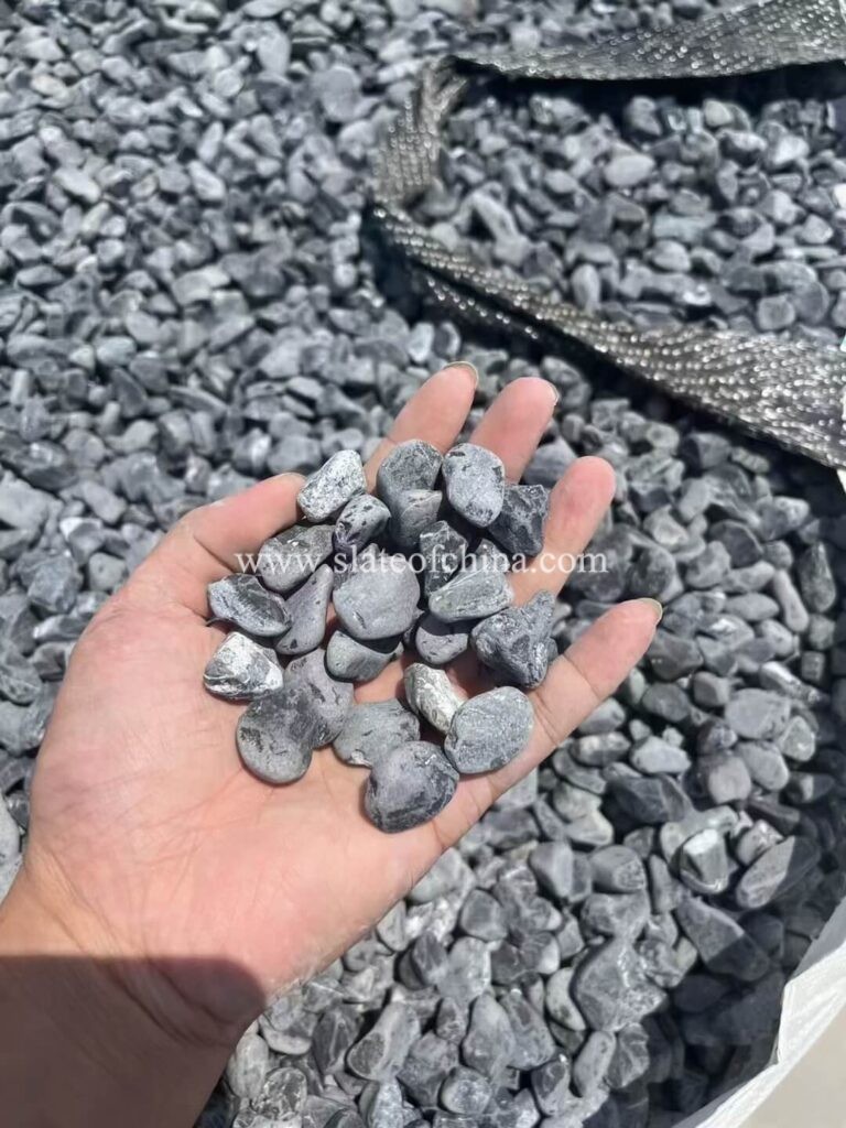 Black And White Gravel For Garden Landscape (6)