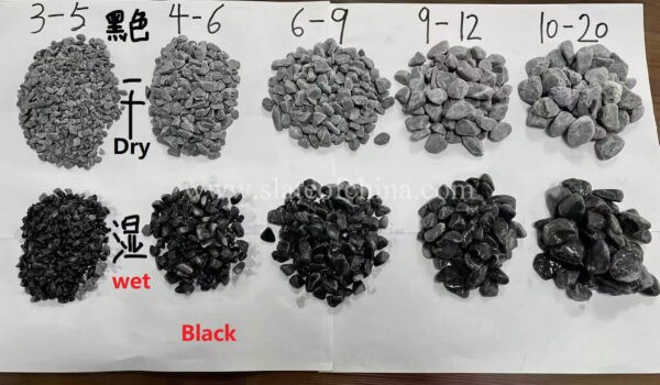 Black And White Gravel For Garden Landscape (7)