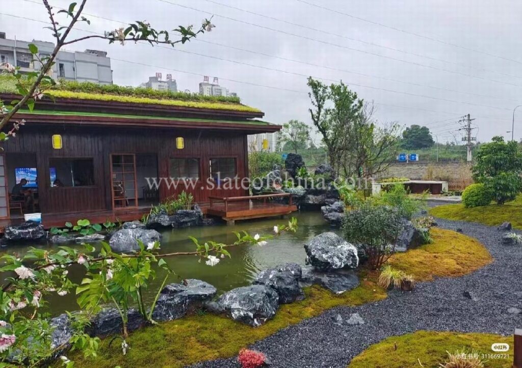 China Black Stone For Garden Lake Shore (4)