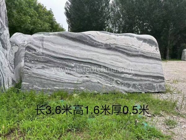 China Black Stone Landscape Monolith (6)